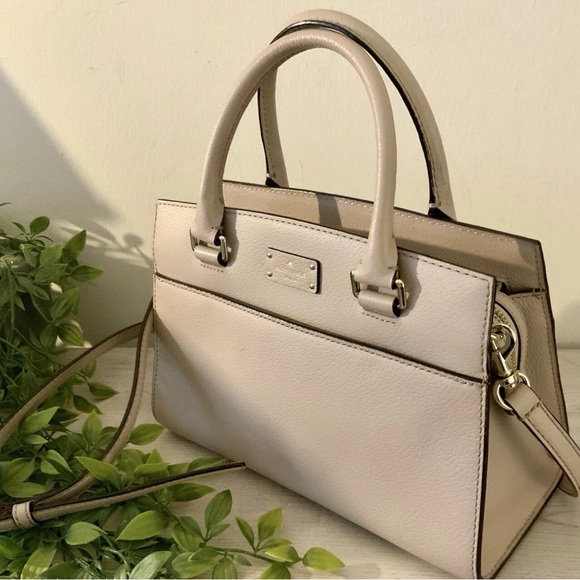 KATE SPADE GROVE STREET CALEY TOP HANDLE CROSSBODY ALMONDINE - Picture 2 of 13